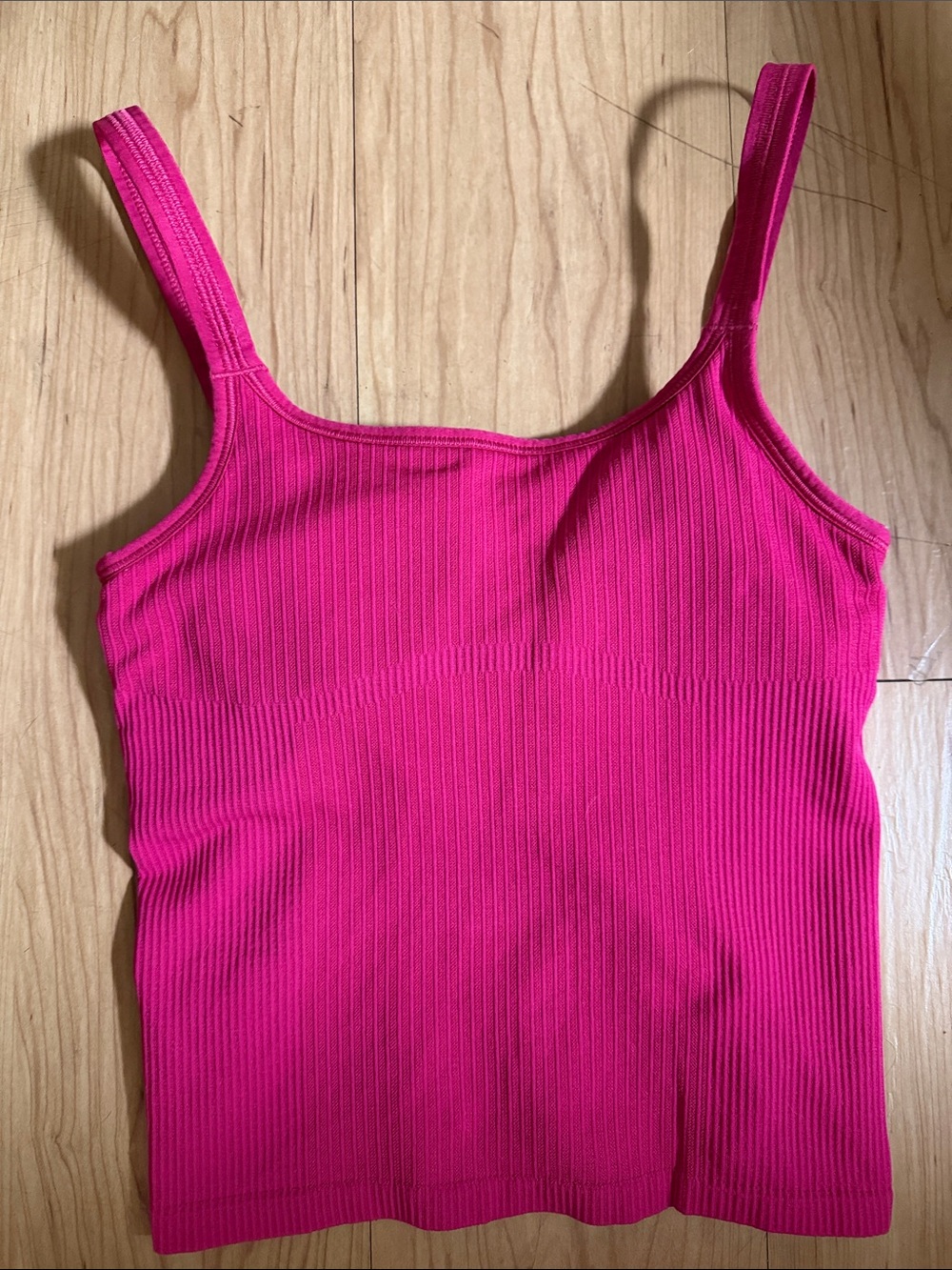 lululemon athletica Ribbed Tank in Bright Pink